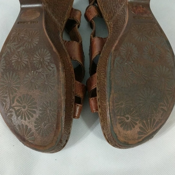 Born Rubena Strappy Wedge Sandal in Caramel Brown - size 10 - Picture 8 of 9